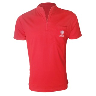 Polo Juge Arbitre Badminton Rouge