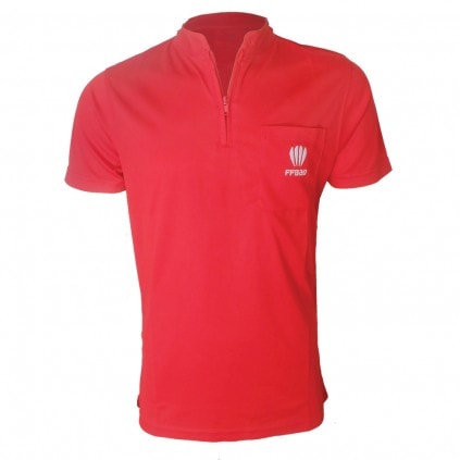 Polo Juge Arbitre Badminton Rouge