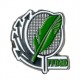 Broche verte FF-Badminton