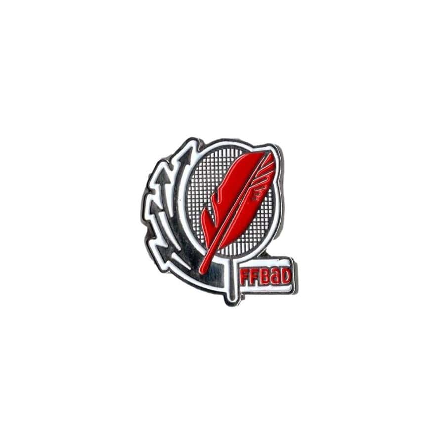 Broche rouge  FF-Badminton