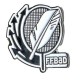 Broche blanche FF-Badminton