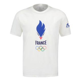 T-shirt Blanc Logo JO 2024