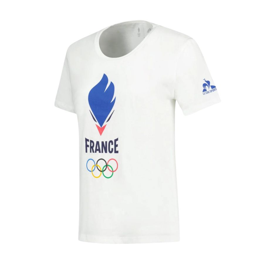 T-shirt Femme Blanc Logo JO 2024