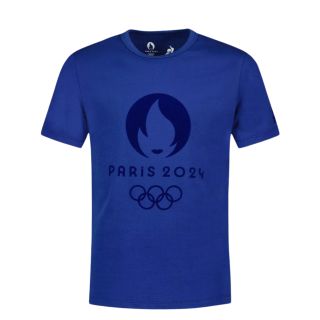 T-shirt Enfant bleu Officiel JO 2024