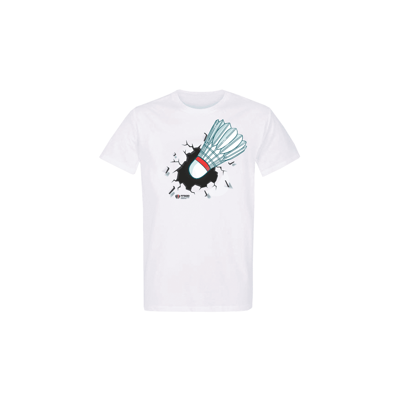 T-shirt BLANC Crash