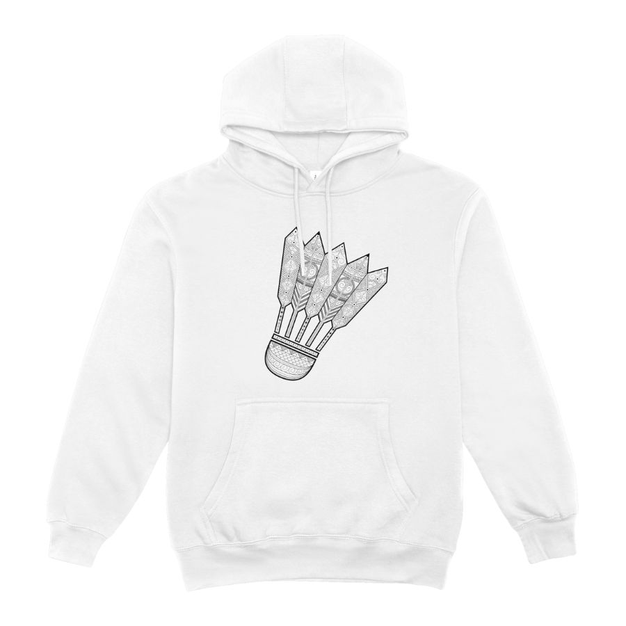 Sweat volant Mandala Badminton Blanc