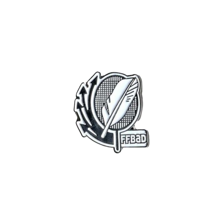 Broche unité blanche FF-Badminton