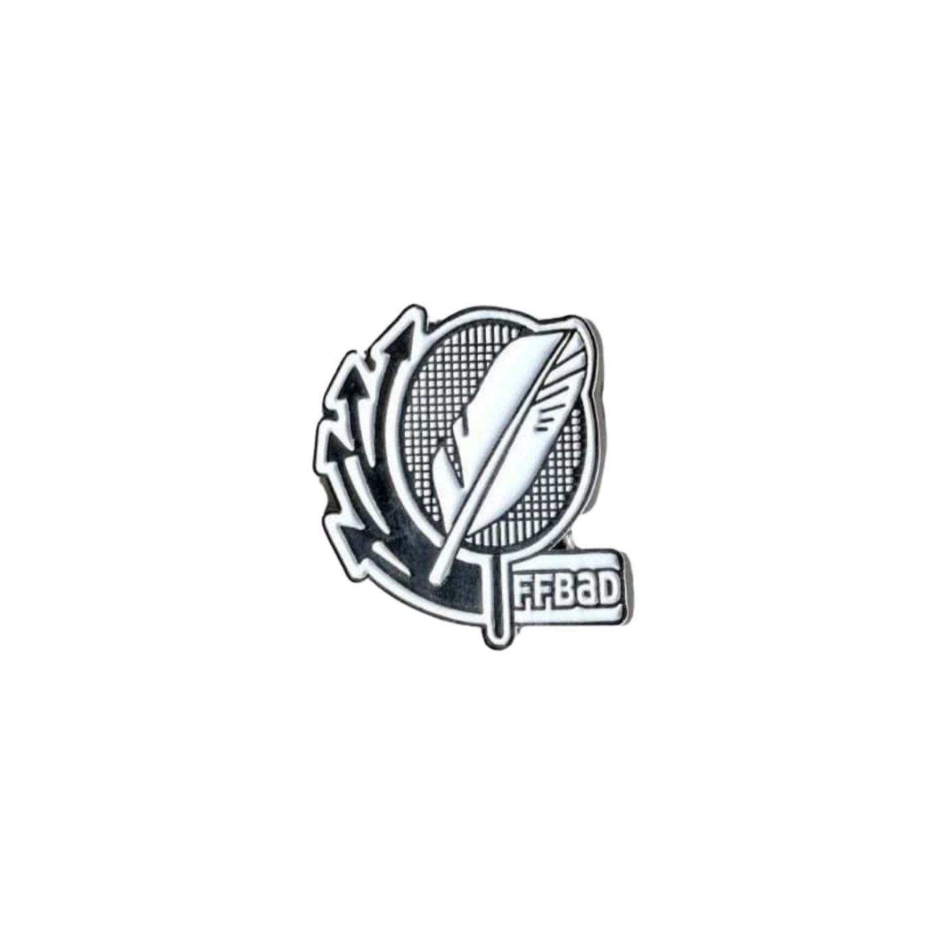 Broche unité blanche FF-Badminton
