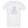 T-shirt BLANC Volant
