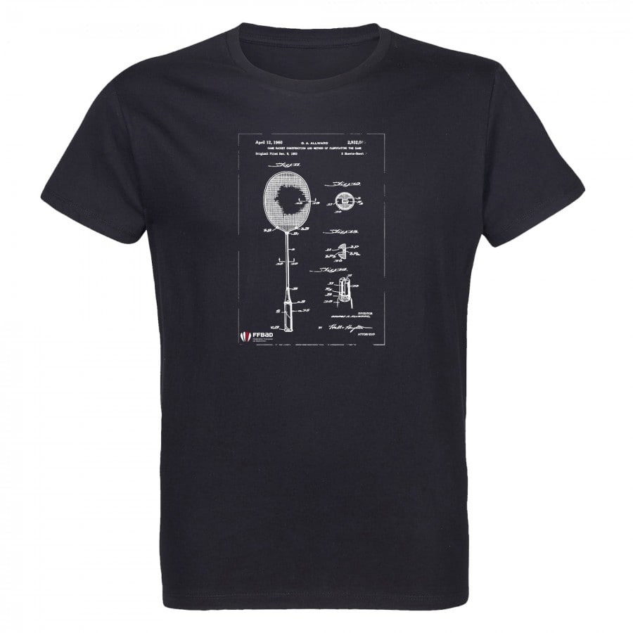 T-shirt NOIR Plan Raquette