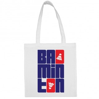 Sac shopping Duo volant Badminton Blanc